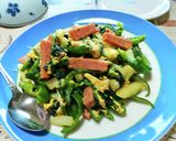スパムの３種野菜炒めオイスター・ソース味作り方7写真
