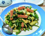 スパムの３種野菜炒めオイスター・ソース味作り方7写真
