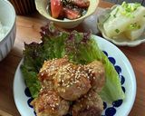 照り焼きミートボール(豆腐入り)作り方8写真