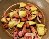 ほうれん草入りジャーマンポテト作り方4写真