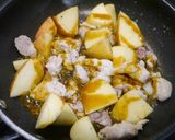 簡単！林檎のハニーマスタードカレーソテー作り方3写真