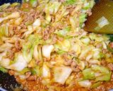 キャベツの肉味噌炒め★卵とじ＆丼にもなる作り方6写真