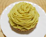 【直径18cm】モンブランチーズタルト作り方24写真