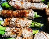 牛肉のアスパラ巻きオイスターソース味作り方5写真
