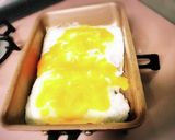 一番美味しい とろーりチーズのハムエッグ作り方2写真