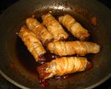 こんにゃくのピリ辛牛肉巻き作り方4写真