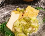 厚揚げオクラドレッシング和え作り方5写真