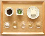 介護食　減塩！豆腐とオクラのもずく和え作り方1写真