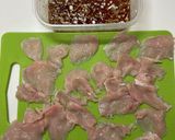 鶏胸肉の生姜焼き作り方1写真