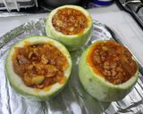 丸ズッキーニのミートグラタン(ファルシ)作り方11写真