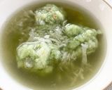 スピルリナ入お手軽エビ団子あんかけスープ作り方3写真