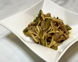 エリンギとアスパラの豚肉オイスター炒め作り方6写真