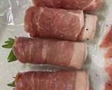 あっという間の大葉とモッツァレラ肉巻き作り方2写真