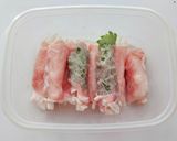 レンジで簡単　モヤシの豚肉巻き作り方2写真