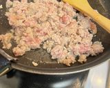 鶏ひき肉、かぼちゃ、白菜のうま煮作り方3写真