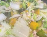 鶏ひき肉、かぼちゃ、白菜のうま煮作り方7写真