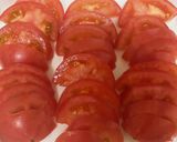 トマトのパン粉チーズ焼き作り方1写真