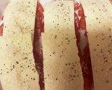 トマトのパン粉チーズ焼き作り方2写真