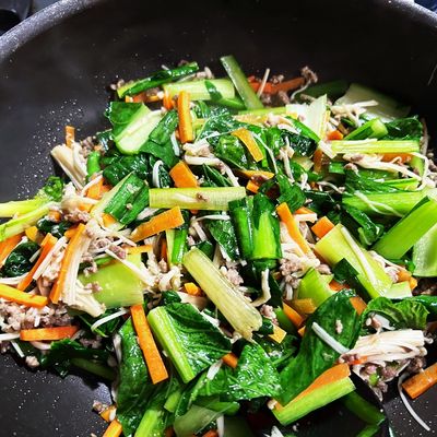 Oisix そぼろと野菜のビビンバの再現 by はっぱママの備忘録