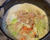 白滝で豆乳野菜スープ作り方6写真