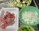３種調味料ザク切りなすと豚肉ドライカレー作り方1写真