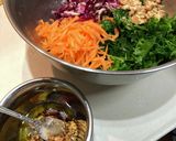 茹でたケールとにんじんのサラダ作り方5写真