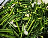ニンニクの芽炒め物作り方3写真