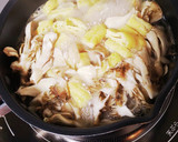 もやしと薄揚げ舞茸のお味噌汁作り方2写真