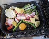 お弁当 卵と野菜の簡単グリル作り方3写真
