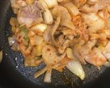 簡単俺の飯　豚キムチのチーズタッカルビ作り方2写真