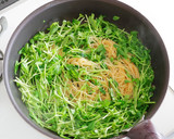 豆苗まるごと！蒸し鶏の簡単サラダビーフン作り方6写真