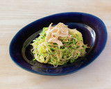豆苗まるごと！蒸し鶏の簡単サラダビーフン作り方8写真