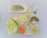 たらと野菜のレモンバター蒸し作り方1写真
