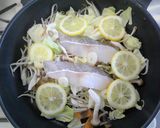 たらと野菜のレモンバター蒸し作り方5写真