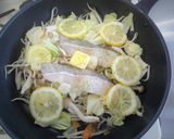 たらと野菜のレモンバター蒸し作り方6写真