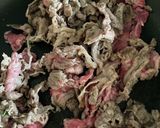 牛肉こま切れとチンゲン菜炒め♪作り方4写真
