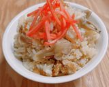 簡単炊き込みご飯（舞茸、しめじ、あさり等作り方11写真