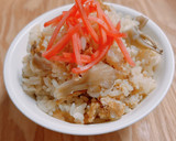 簡単炊き込みご飯（舞茸、しめじ、あさり等作り方11写真
