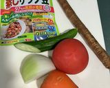 ありあわせで！豆野菜サラダ作り方1写真