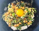簡単☆納豆と薬味のぶっかけ丼（うどん）作り方2写真
