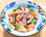 豚肉（角切り）と筍と椎茸の炒め煮作り方6写真