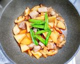 豚肉（角切り）と筍と椎茸の炒め煮作り方5写真