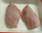 家で手軽に☆肉感ごろごろチキンナゲット作り方1写真