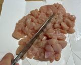 家で手軽に☆肉感ごろごろチキンナゲット作り方4写真