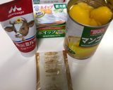 マンゴープリン作り方1写真