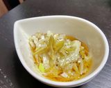 焼肉のお供に☆余ったレタスと若芽のスープ作り方4写真