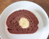 米粉のチョコバナナロールケーキ作り方15写真