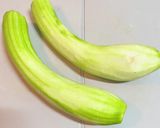 塩麹de簡単へちま煮作り方1写真