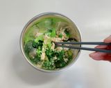 ホホホタケと小松菜のおろし和え作り方5写真
