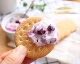 簡単☆ブルーベリーレアチーズケーキ作り方3写真